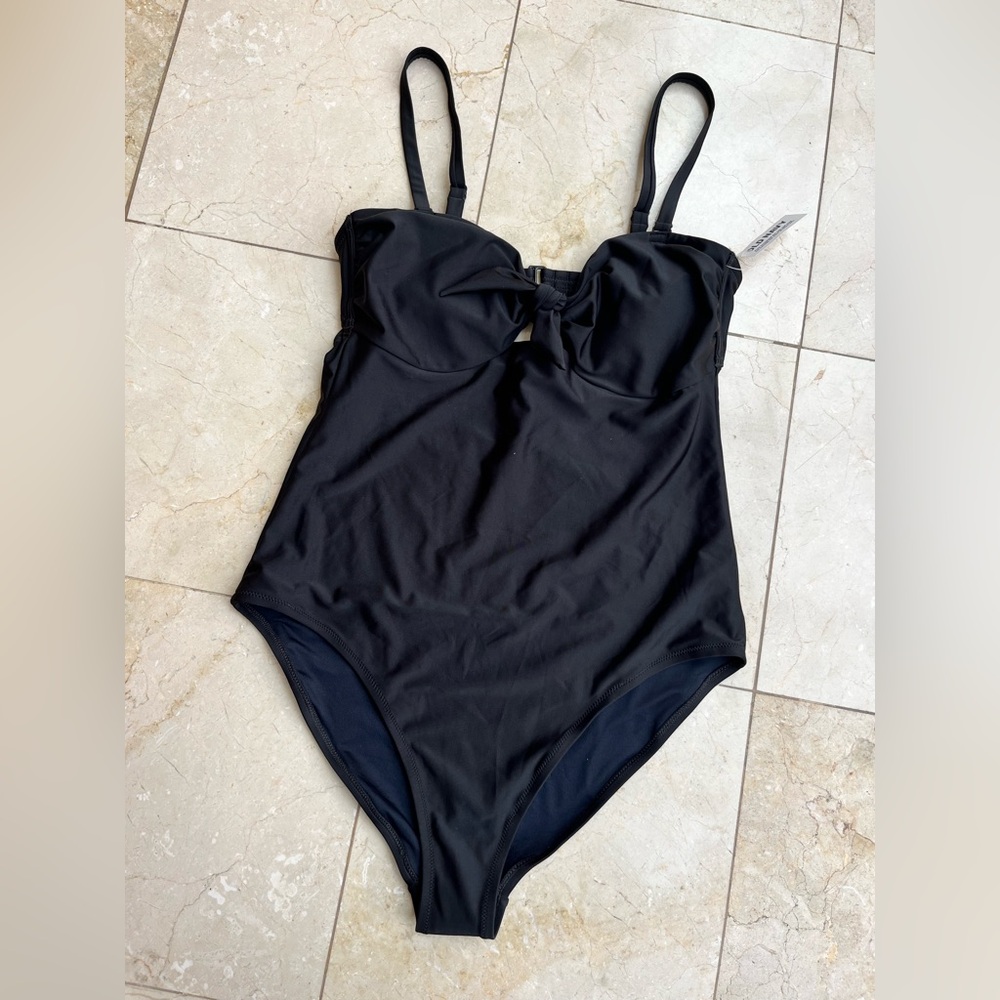 Black One-Piece Swimsuit